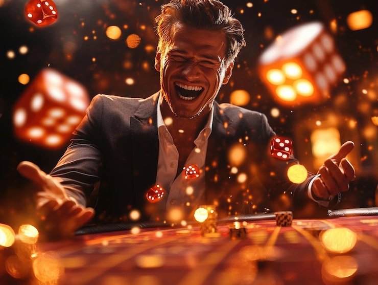 Big Time Gaming slot interface on lotus4d login showing bonus features and reel layout